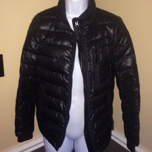 J. Crew Black Lightweight puffer Jacket